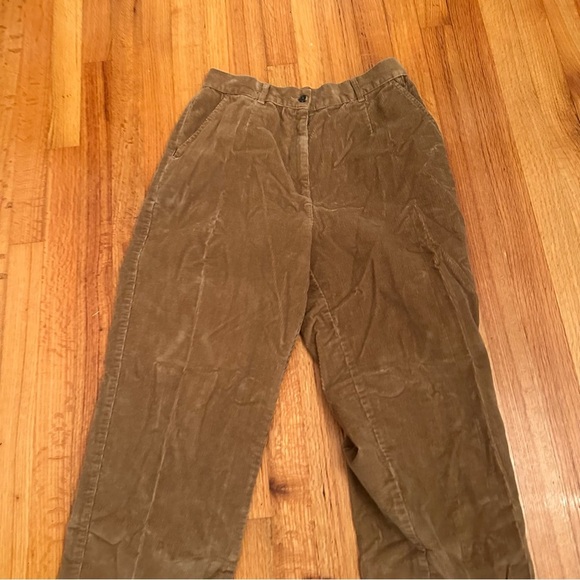 L.L. Bean Women's 10 Regular Brown Corduroy Pants Cotton Spandex (C)3 - Picture 2 of 12